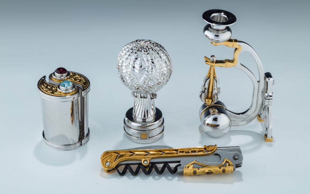 98. A Group Of Four Judaica Items By Swed Master Silversmiths