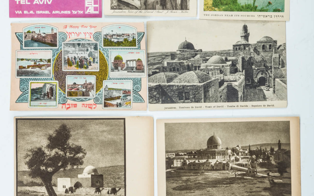 115. A COLLECTION OF 150 ISRAELI AND PALESTINE ERA POSTCARDS