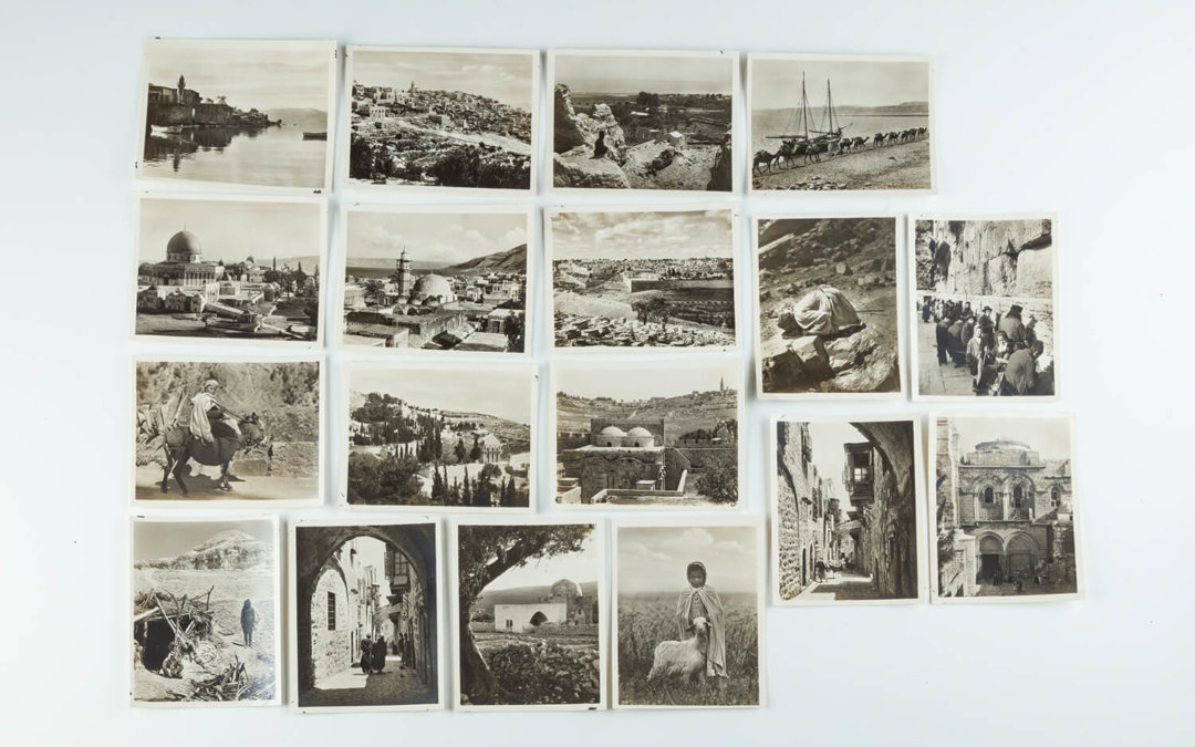 114. A GROUP OF 34 ORIGINAL BLACK AND WHITE PHOTOGRAPHS OF EARLY PALESTINE